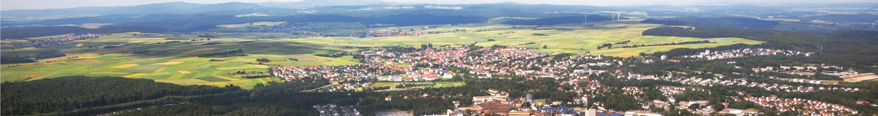 Panorama von Stadtallendorf